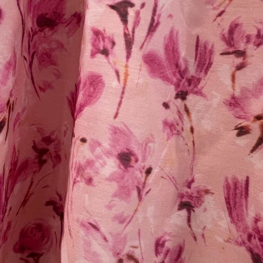 MELLÓDAY Floral Pink Women's Top M NWOT - Picture 5 of 10